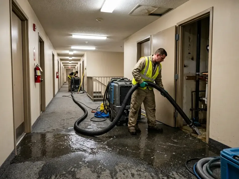 multi-unit-apartment-hallway-f-005 — frequently asked questions, Emergency Burst Pipe Water Extraction & Removal in Tea, SD